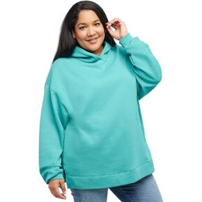 Hanes Women's Ecosmart Plus Size Fleece Hoodie, Midweight Sweatshirt for Women, Kanga Pocket in Saudi Arabia