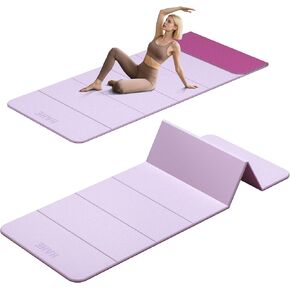 سجادة يوجا سميكة للغاية بتصميم 7 أضعاف من HAHE مقاس 72 بوصة طول × 24 بوصة عرض × 0.47 بوصة، سجادة تمارين اللياقة البدنية TPE، سجادة يوجا قابلة للطي غير قابلة للانزلاق، كثافة عالية، محمولة للرجال والنساء، اليوغا، البيلاتيس، صالة الألعاب الرياضية المنزلية in Kuwait