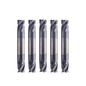 مجموعة مطاحن نهاية مربعة من الكربيد NZ 4 فلوت 1/4 بوصة مع طلاء AlTiN، مطحنة نهاية مزدوجة HRC45 لأداة تصنيع الفولاذ، الفولاذ المروي، الفولاذ المقاوم للصدأ، سبائك التيتانيوم، الحديد الزهر، 5 قطع in Kuwait