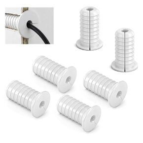6Pcs 3/4 Inch Cable Grommet for Starlink Wall Grommets for Cables Anti-Slip Grommet Kit 19mm Dia Waterproof Cable Pass Through Bushing Grommets Applicable to Starlink Ethernet/TV Wires Cord Protection in Kuwait