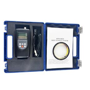 مقياس التوتر الحزامي المحمول بالأشعة تحت الحمراء مع نطاق القياس 10 هرتز ~ 500 هرتز خطأ في العرض ± 1 هرتز وحدة استشعار الليزر للقياس متري م، كجم/م، ن in Kuwait