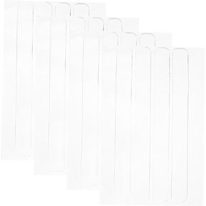 ULTECHNOVO 20pcs Self-Adhesive Silicone Bumper Strips for Cabinets Doors Windows Collision Pads for Furniture Protection Easy to Install Invisible Design in Kuwait