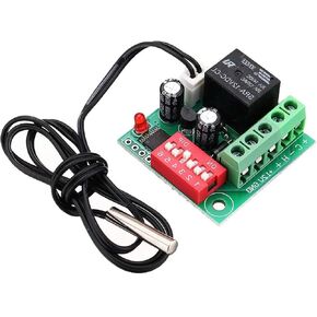 w1701 12v dc Adjustable Thermostat Controller - Digital Temperature Switch for Fan, Cooler, Sauna & Swamp Cooler Thermostat Control in Kuwait