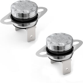 UL/CUL KSD301 ترموستات 125 فولت 16 أمبير مفتاح حراري، إيقاف الدائرة عند 150 درجة مئوية/302 درجة فهرنهايت وتشغيلها عند 130 درجة مئوية/266 درجة فهرنهايت صمام حراري ثنائي المعدن، مغلق بشكل طبيعي N.C إعادة ضبط تلقائي، قطعتان in Kuwait