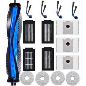 Replacement ECOVACS Accessory 6-Washable Vacuum Mop Cloths / 6-Pack Large Capacity Dust Bags：Compatible with DEEBOT T50 Max/T50 Pro/T50 Omni/T50 Pro Omni/T50 Max Pro Vacuum Cleaner Parts Accessories in Kuwait