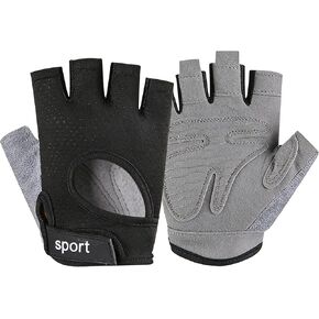 Fingerless Cycling Gloves Men Women Breathable Mesh Anti-Slip Workout Gloves for Fishing Gym Exercise Fitness Rowing in Saudi Arabia
