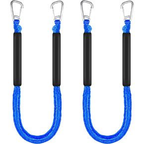 خطوط رصيف بنجي بطول 4 أقدام للقوارب، وحبال رسو الرصيف، وخطافين (أزرق، 4 أقدام) in Kuwait