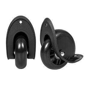 1 زوج عجلات الأمتعة السفر البلاستيكية حقيبة عجلات استبدال الأمتعة الغيار الخروع للأمتعة حقيبة استبدال in Kuwait