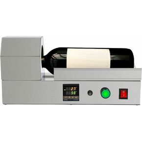 Wine Bottle Capsule Heat Shrinker,110V Electric PVC Heat Shrink Machine with LED Display,Tabletop Bottle Cap Wrap Sleeve Sealing Machine for Shrinking&Packaging in Saudi Arabia