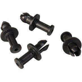 للهروب لـ E150 Econoline لـ F150/E150 لـ F550/F450/F350/F250/E450/E350 SuperDuty دفع دبوس لوحة برشام 4 Ea بلاستيك أسود in Kuwait