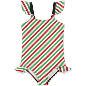 Girls One Piece Swimsuit Swimwear Bathing Suits 3-12 Years in Kuwait