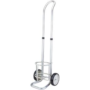 Aluminum Alloy Gas Cylinder Holder for Laboratory Home, Oxygen Tank Holder 2 Wheels Oxygen Storage Rack Cart, Adjustable Height Rolling Oxygen Tank Dolly, Diameter 15.8cm(6 1/4") in Kuwait