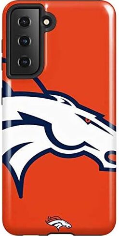 Skinit Pro Phone Case Compatible with Galaxy S21 5G - Officially Licensed NFL Denver Broncos Design in Saudi Arabia