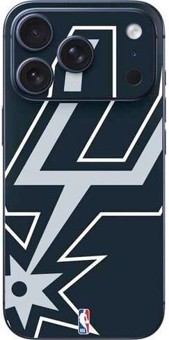 Skinit Decal Phone Skin Compatible with iPhone 17 Pro Max - Officially Licensed NBA San Antonio Spurs Large Logo Design in Saudi Arabia
