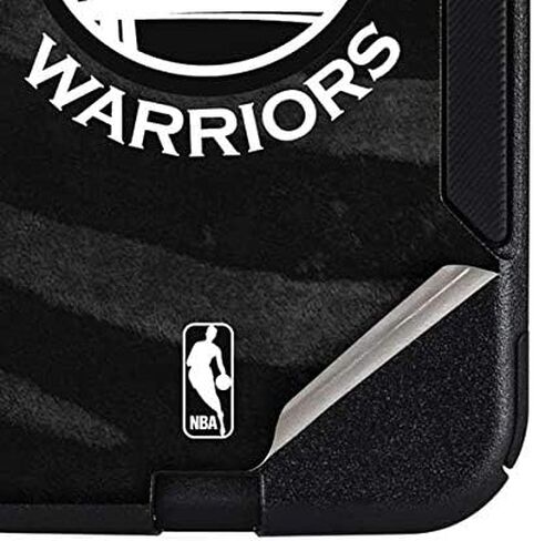 Skinit Decal Phone Skin Compatible with OtterBox Commuter Case for iPhone 12 Pro Max - Officially Licensed NBA Golden State Warriors Black Animal Print Design in Saudi Arabia