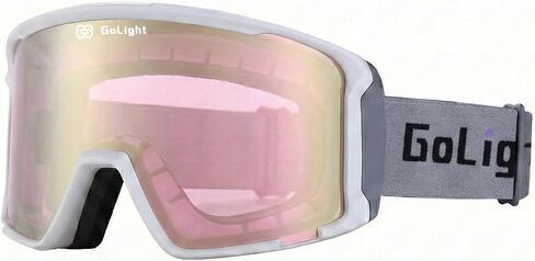 GoLight OTG Ski Goggles – Hassle-Free Snow Goggles with Cylindrical REVO Lens, Anti-Fog Double Lens, UV400 & Comfortable Fit in Saudi Arabia