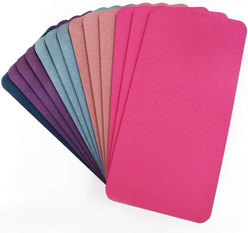 Yoga Mat with High Elasticity, Non Slip Gymnastics Mat Small Size TPE Mat with Cushioning Function for Yoga Pilates Sports Workout in Saudi Arabia