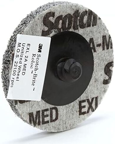 3MTM Scotch-BriteTM RolocTMEXL Unitized Wheel TR 2", 2A MED, NH Aluminum Oxide - Lot of 15 in Saudi Arabia