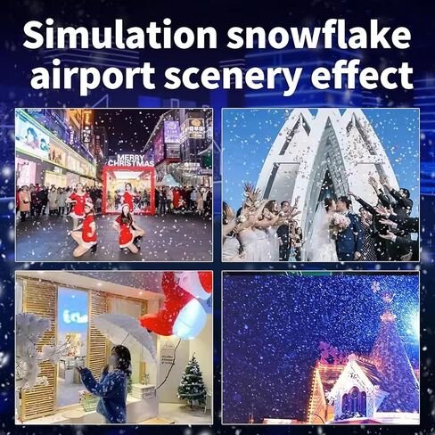 2000W Snow Machine, Outdoor Snow Machine, 3 Meters Spray Distance, Suitable for Christmas Wedding Party Stage in Saudi Arabia