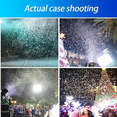 3000W Large Snow Machine, 120° Swing Snow Machine, Remote Control Snow Machine, Suitable for Christmas Party Stage in Saudi Arabia