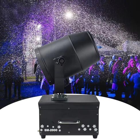 2000W Moving Head Snow Machine, Outdoor Snow Machine, Spray Distance, Suitable for Christmas Wedding Party Stage in Saudi Arabia