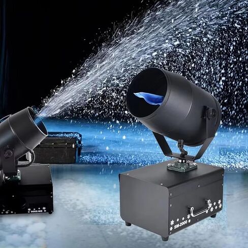 2000W Moving Head Snow Machine, Outdoor Snow Machine, Spray Distance, Suitable for Christmas Wedding Party Stage in Saudi Arabia