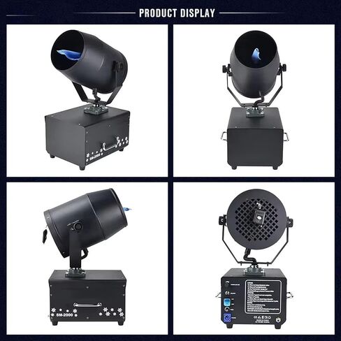2000W Moving Head Snow Machine, Outdoor Snow Machine, Spray Distance, Suitable for Christmas Wedding Party Stage in Saudi Arabia