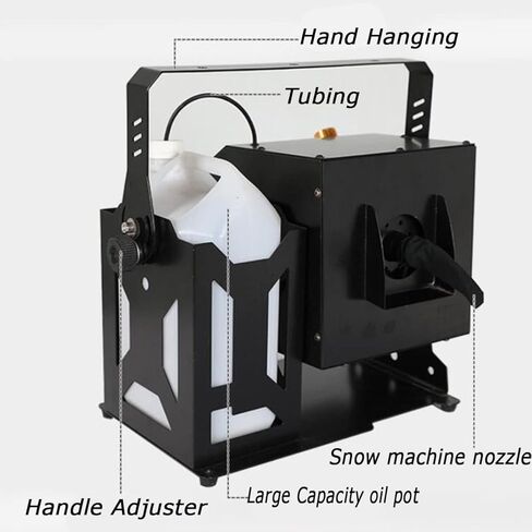 ماكينة ثلج خارجية بقدرة 1500 وات تجارية مع جهاز تحكم عن بعد لعيد الميلاد وحفلات الزفاف والحفلات وتأثيرات المسرح والهالوين ومراحل الدي جي in Kuwait