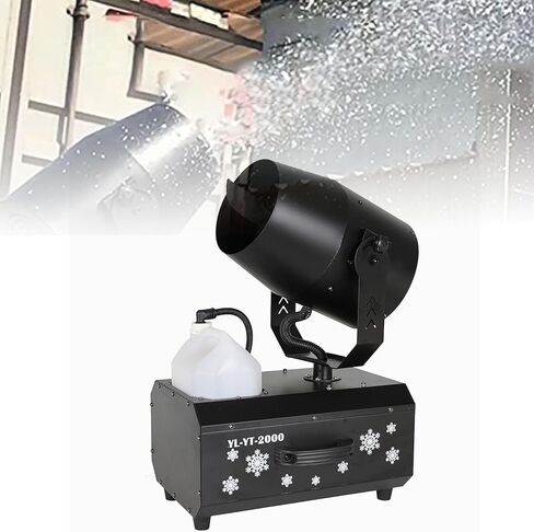 2000W Shaking Snow Machine, Stage Simulation Snow Machine, Snowflake Size Adjustable, Suitable for DJ Parties, Christmas, Weddings in Saudi Arabia