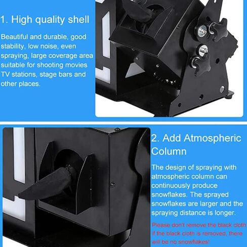 1500W Snow Machine, Professional Outdoor and Indoor Stage DJ Party Snow Maker, Suitable for Stage Effects, Christmas, Parties in Saudi Arabia