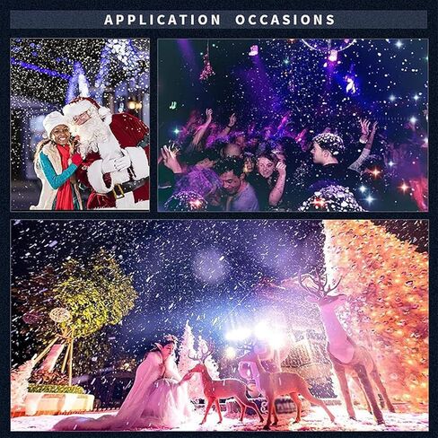 3000W Large Snow Machine, 120° Swing Snow Machine, 15m Spraying Distance, Smart Swing, Christmas Party Stage in Saudi Arabia