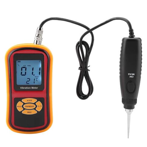 GM63B Portable LCD Display Digital Vibration Meter with Probe 0-40 Handheld Tool for Monito Vibration S Accurate and Urement Device for Industrial Use in Saudi Arabia