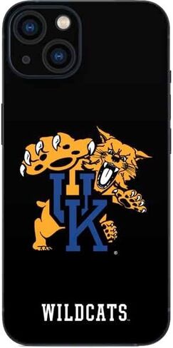 Skinit Decal Phone Skin Compatible with iPhone 15 Plus - Officially Licensed University of Kentucky Jersey Split Design in Saudi Arabia
