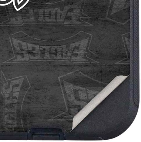 Skinit Decal Phone Skin Compatible with OtterBox Defender iPhone 15 - Officially Licensed NFL Philadelphia Eagles Black & White Design in Saudi Arabia