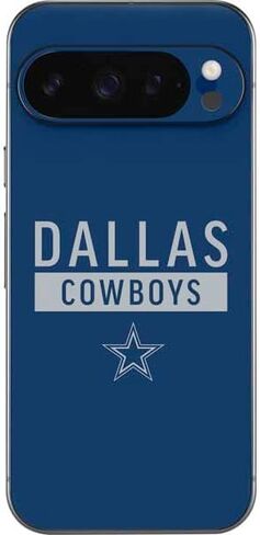 Skinit Decal Phone Skin Compatible with Google Pixel 9 Pro - Officially Licensed NFL Dallas Cowboys Retro Logo Design in Saudi Arabia