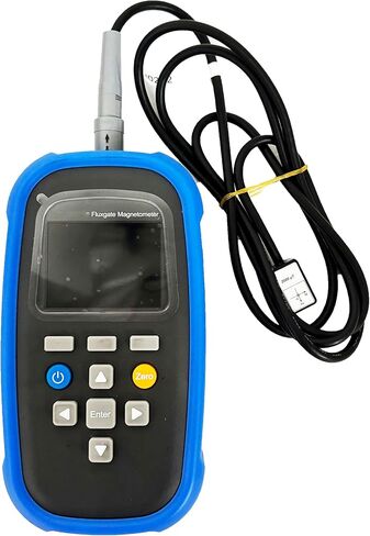 Handheld Triaxial Fluxgate Magnetometer 3-Axis Fluxgate Magnetometer Tesla Gauss Surface Weak Magnetic Field Tester With Class 2 Range 0~100μT Resolution 10nT USB Interface μT mG Unit Switch in Saudi Arabia