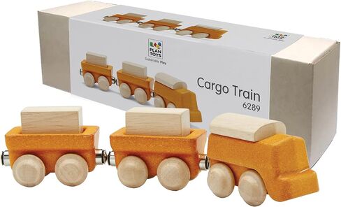 Plantoys® Celebration Train Wooden Train with Photo Slot & Chalkboard | لعبة التخصيص 3 أجهزة كمبيوتر مثقلة مصنوعة من الخشب المطاطي المستدام للأطفال in Saudi Arabia