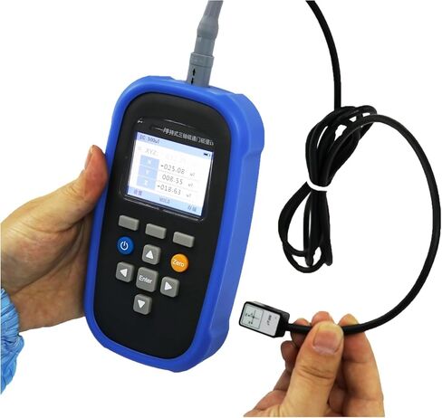 3-Axis Fluxgate Magnetometer Surface Weak Magnetic Field Tester Triaxial Fluxgate Magnetometer With Class 2 Range 0~100μT Resolution 10nT USB Interface μT mG Unit Switch Triaxial Fluxgate Sensor in Saudi Arabia