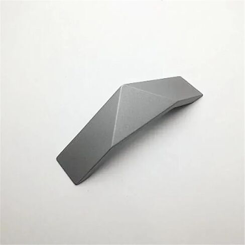 Simple Golden Gray Black Cabinet Door Drawer Pulls Cupboard Furniture Handles Hardware 1Pcs(Matt Silver 64mm) in Saudi Arabia