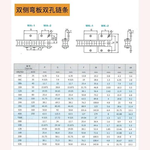 لوحة ثني 1.5 متر 08B سلسلة دوارة للقيادة وتروس ضرس صناعية من 10 إلى 20 سنًا (ضرس 14 سنًا) in Kuwait