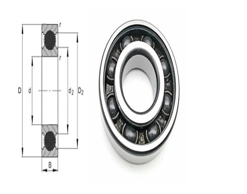 1pcs Bearing 6308-2Z TN9 HQ1 P53 6308 40x90x23 Ceramic Ball Bearings Single Si3N4 ABEC-5 in Saudi Arabia