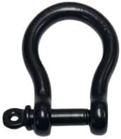 الولايات المتحدة الفولاذ المقاوم للصدأ الأسود الفولاذ المقاوم للصدأ 316 مزورة القوس القيد 1/4 "(6mm) الصف البحرية in Kuwait