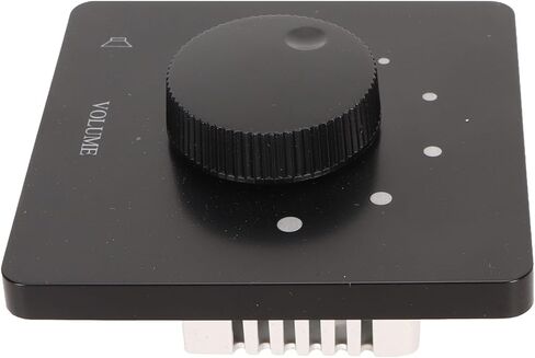 aqxreight 50W Volume Controller Knob for Home Speakers 5 Position Adjustable Tuning Compatible with Most Systems Flame Retardant Panel Easy Install in Saudi Arabia