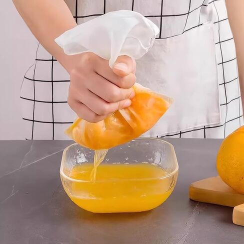 Reusable Nylon Filter Bags with Drawstring Kitchen Food Residue Filter Mesh Bag (2Pcs-30 * 45cm) in Saudi Arabia