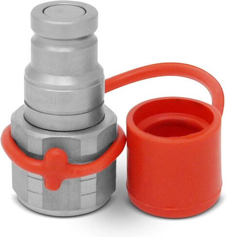3/8″ Flat Face Hydraulic Quick Connect Male Coupler, 3/8″ NPT Thread in Saudi Arabia