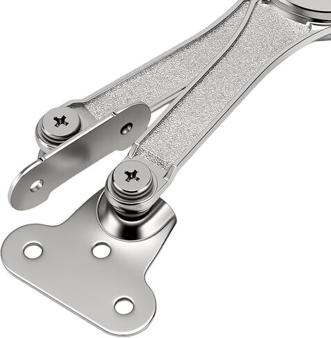 6 Pack Soft Close Lid Hinges, Lid Support Hinge with Hex Wrench Folding Lids Stay Hinge Safe Hinges for Cabinet, Wardrobe,Wooden Box in Saudi Arabia