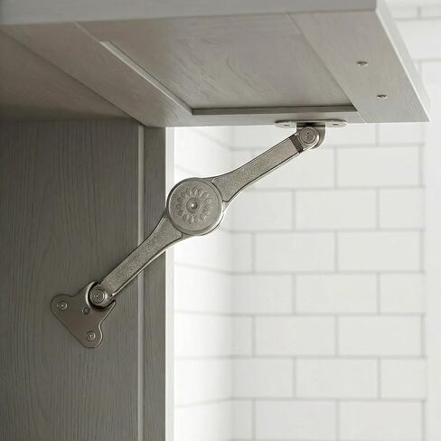 6 Pack Soft Close Lid Hinges, Lid Support Hinge with Hex Wrench Folding Lids Stay Hinge Safe Hinges for Cabinet, Wardrobe,Wooden Box in Saudi Arabia