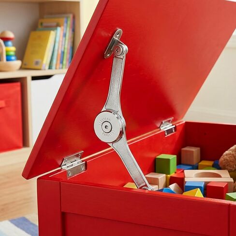 6 Pack Soft Close Lid Hinges, Lid Support Hinge with Hex Wrench Folding Lids Stay Hinge Safe Hinges for Cabinet, Wardrobe,Wooden Box in Saudi Arabia