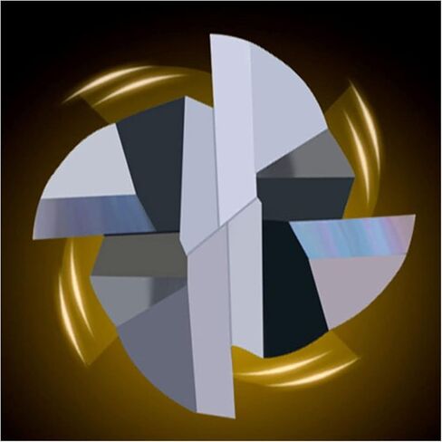 نهاية مطحنة القاطع CNC بت شقة 1 2 4 5 6 8 10 12mm 4 المزامير طحن الفولاذ المقاوم للصدأ كربيد (D1XD4X50) in Kuwait