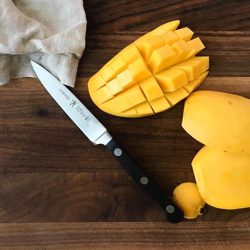 سكين التقشير الكلاسيكي الحاد مقاس 10.16 سم من HENCKELS، مصمم هندسيًا ألمانيًا على مدار أكثر من 100 عام من الإتقان، من الفولاذ المقاوم للصدأ in Kuwait